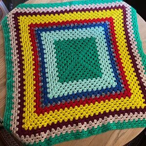 Rainbow 🌈 crocheted afghan